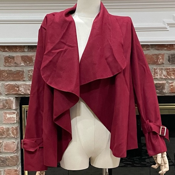 Military Hippie Jackets & Blazers - Military Hippie red light fall jacket with ruffle / M / Excellent condition